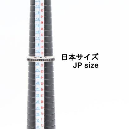 キャトル ブラック リング ハーフ リング 指輪 K18WG PVD ホワイトゴールド ブラック ブシュロン