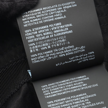 Re-Nylon トライアングルロゴ バケット ハット ナイロン ブラック プラダ