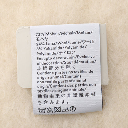 アナグラム マフラー モヘヤ ウール アイボリー ロエベ