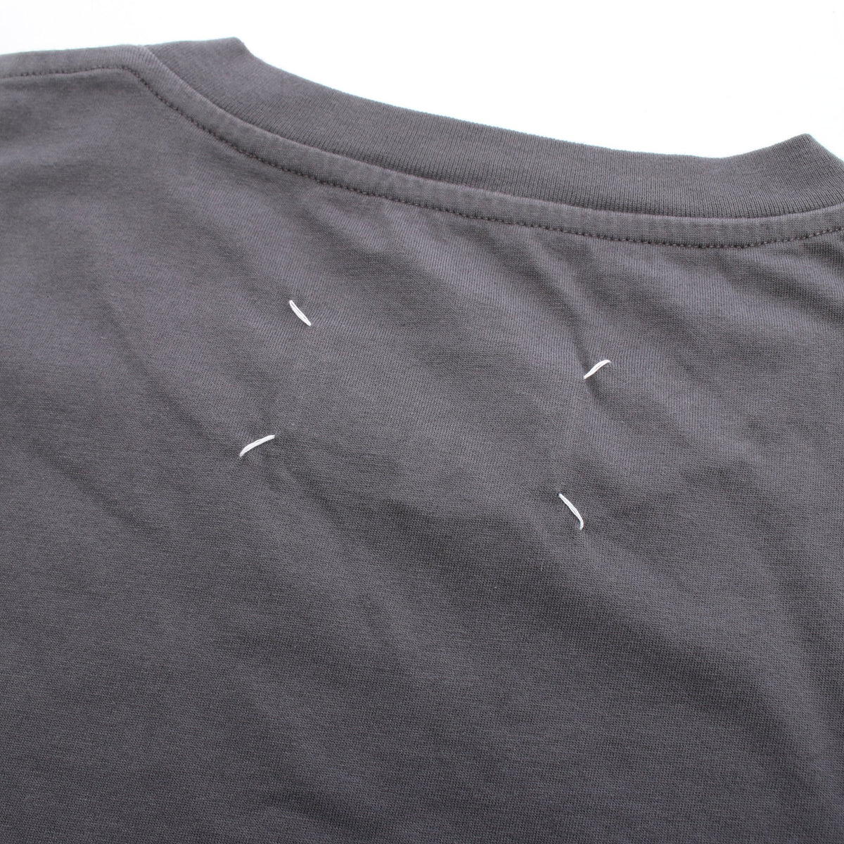 クルーネック 半袖Tシャツ コットン グレー メゾンマルジェラ110