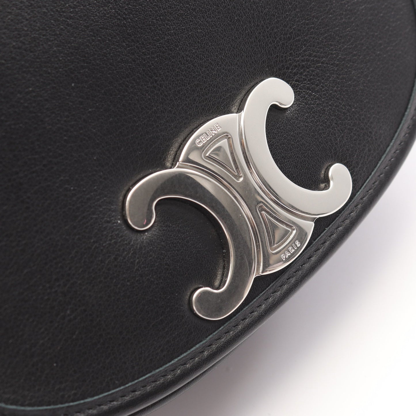 ブザス トリオンフ ショルダーバッグ レザー ブラック セリーヌ