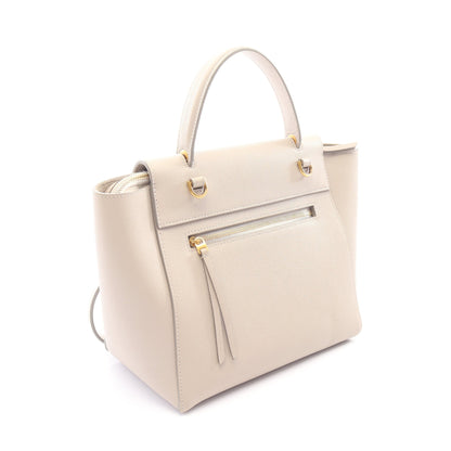 BELT BAG MICRO ベルトバッグ マイクロ 2WAY ハンドバッグ レザー ライトグレー セリーヌ