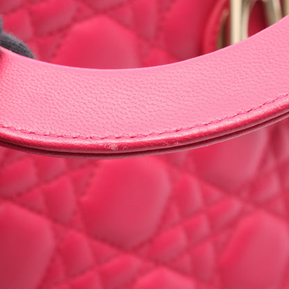 LADY DIOR レディディオール 2WAY ハンドバッグ レザー ピンク クリスチャンディオール