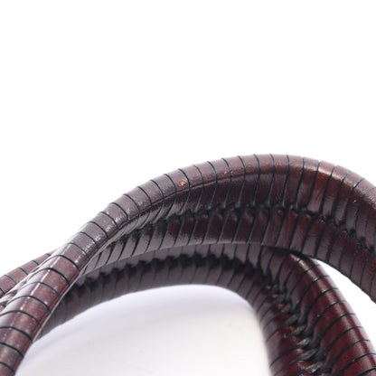 アナグラム ハンドバッグ トートバッグ キャンバス レザー レッド ブラウン ロエベ