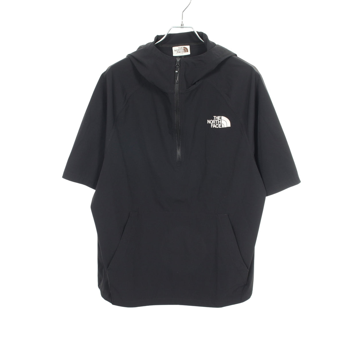 ICE RUN S/S HOOD ANORAK フード付き 半袖 アノラック ジャケット ナイロン ブラック ザノースフェイス ホワイトレーベル