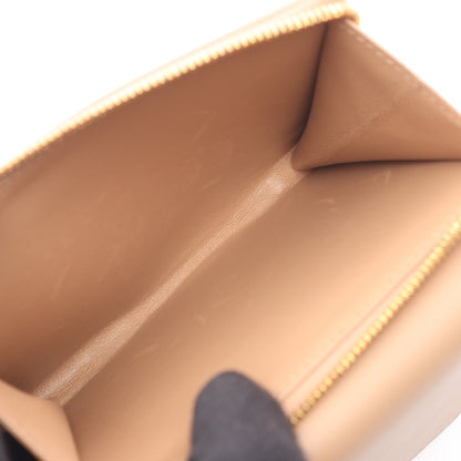 エンベロープ 三つ折り財布 レザー ベージュ バレンシアガ
