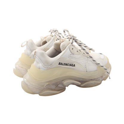 Triple S トリプルS スニーカー ファブリック レザー ホワイト バレンシアガ
