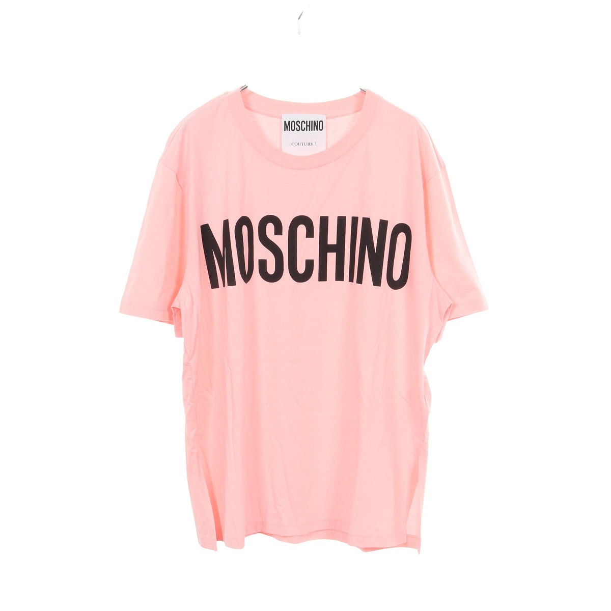 ロゴプリント 半袖Tシャツ コットン ピンク モスキーノ