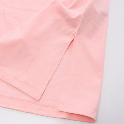 ロゴプリント 半袖Tシャツ コットン ピンク モスキーノ