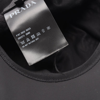 Re Nylon キャップ 帽子 ナイロン ブラック プラダ