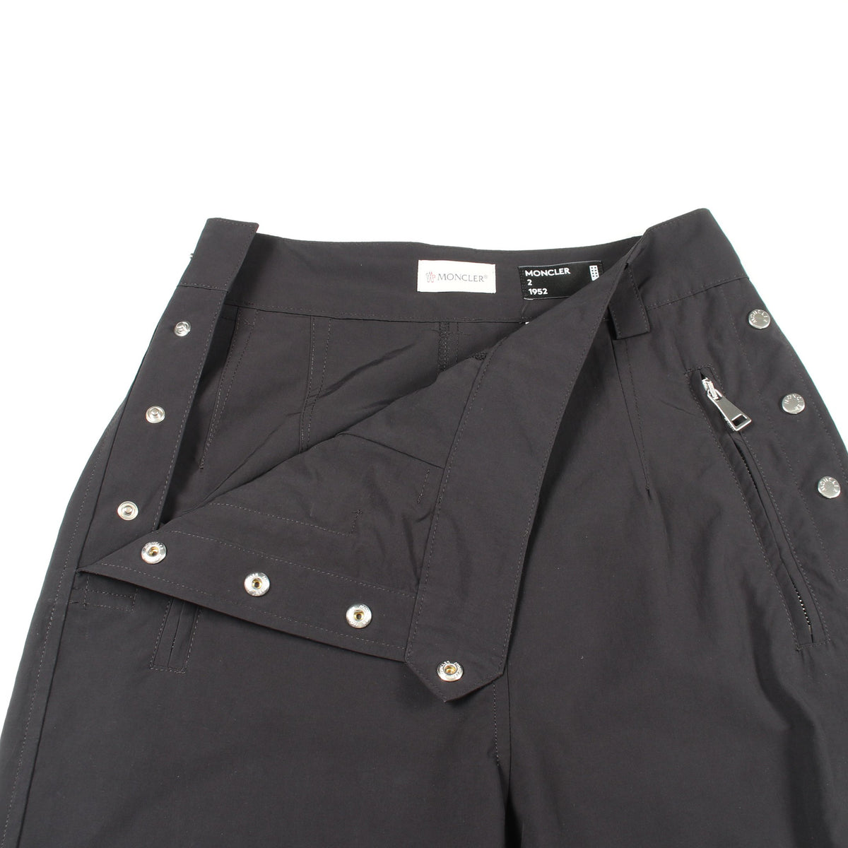 GENIUS 2 MONCLER 1952 PANTALONE パンツ ブラック モンクレール