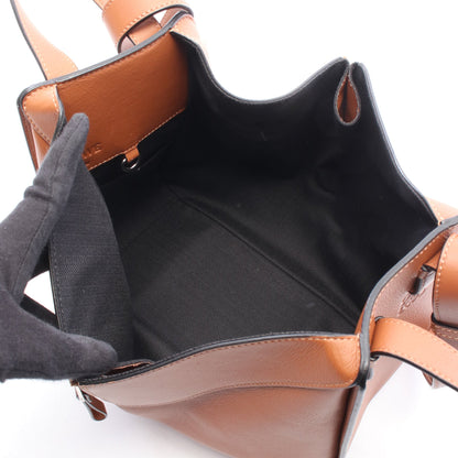 HAMMOCK SMALL ハンモック スモール 2WAY ハンドバッグ レザー ブラウン ロエベ