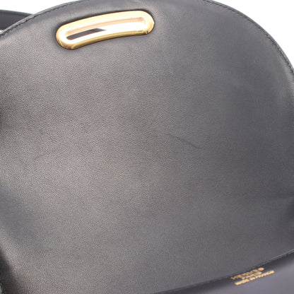 パスキード ワンショルダーバッグ ボックスカーフ ブラック ゴールド金具 □Q刻印 エルメス