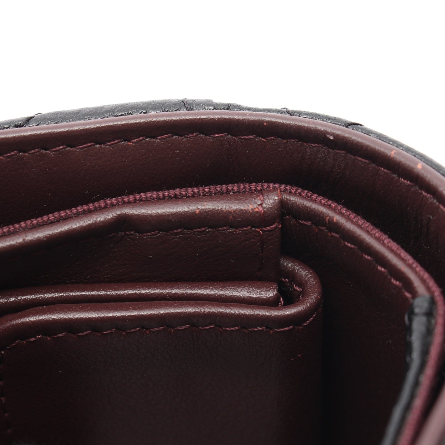 マトラッセ スモールウォレット 三つ折り財布 キャビアスキン ブラック シルバー金具 シャネル