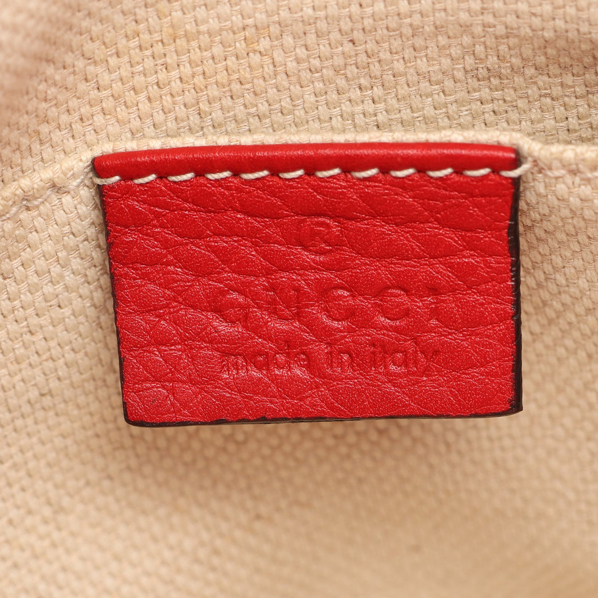 ソーホー チェーンショルダーバッグ レザー レッド グッチ バッグ GUCCI