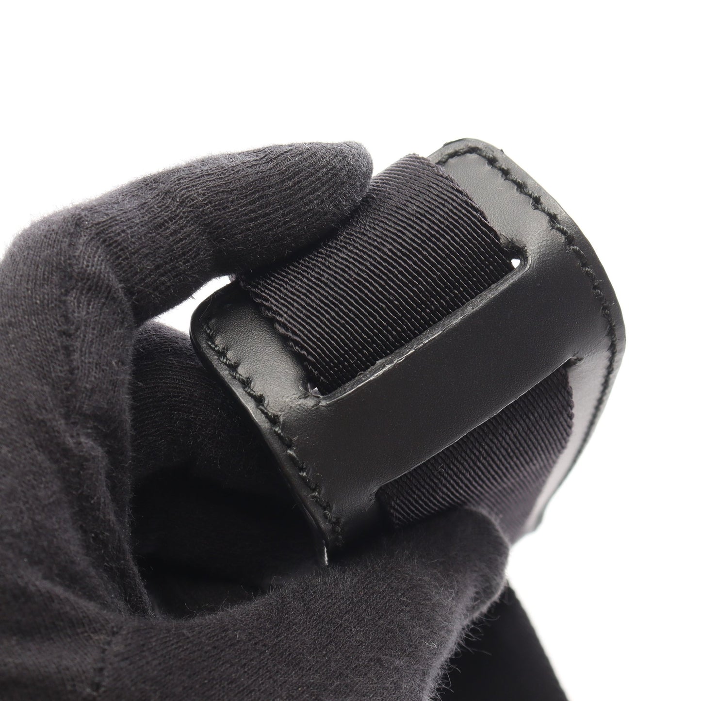 GGスプリーム ウェブストライプ フラットメッセンジャー ショルダーバッグ PVC レザー ベージュ ブラック マルチカラー グッチ