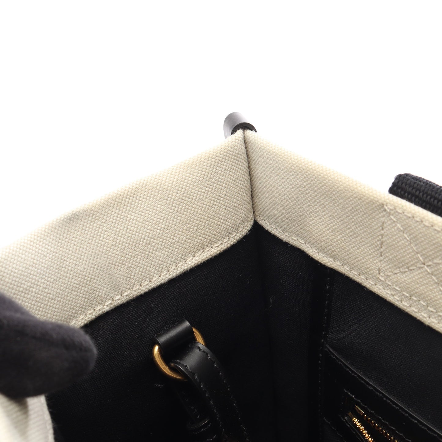 HARDWARE TOTE S 2WAY ハンドバッグ トートバッグ キャンバス レザー アイボリー ブラック バレンシアガ