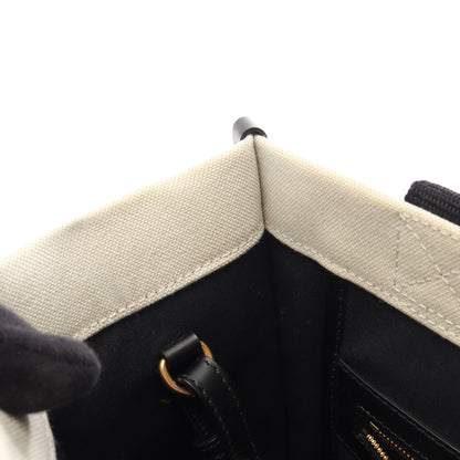 HARDWARE TOTE S 2WAY ハンドバッグ トートバッグ キャンバス レザー アイボリー ブラック バレンシアガ