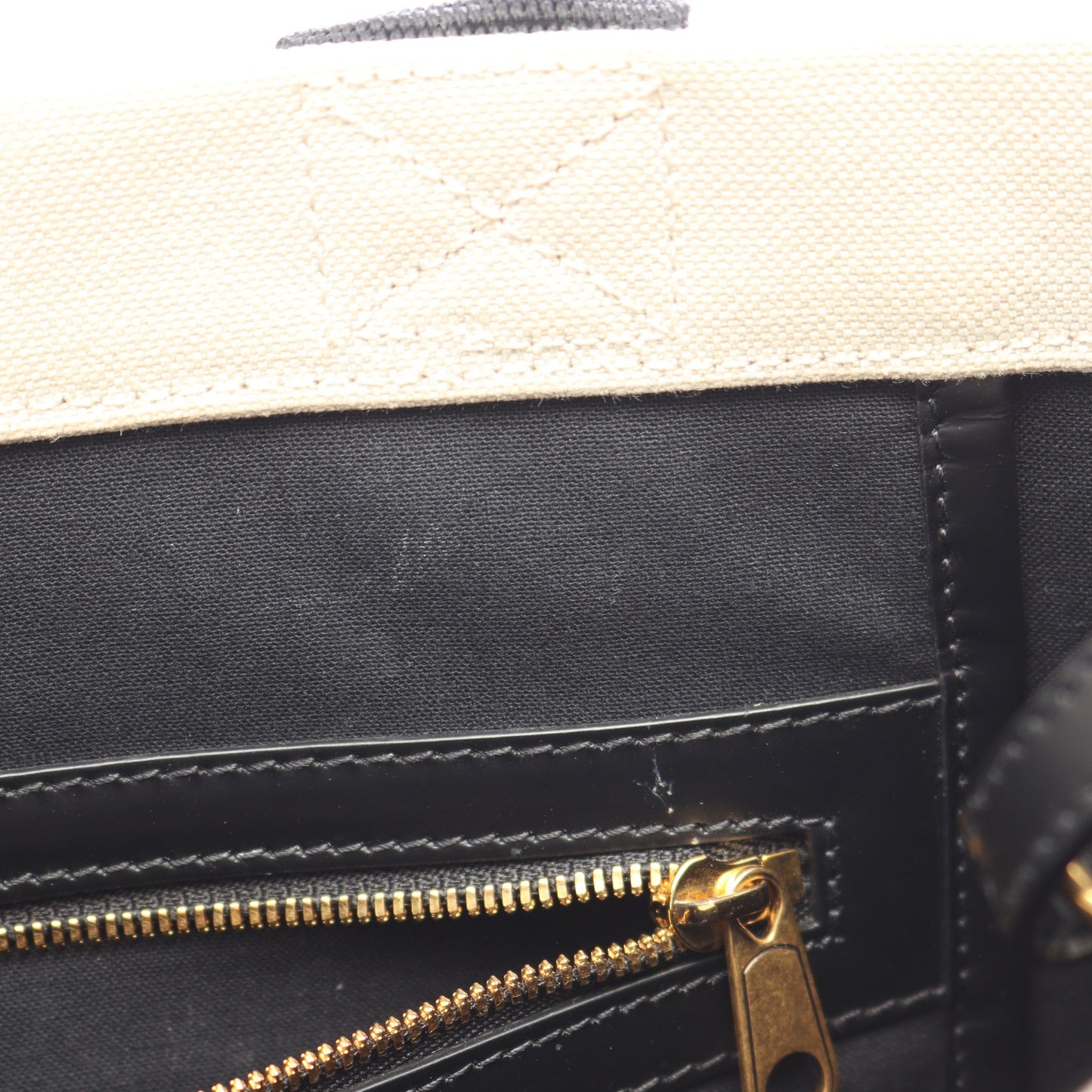 HARDWARE TOTE S 2WAY ハンドバッグ トートバッグ キャンバス レザー アイボリー ブラック バレンシアガ