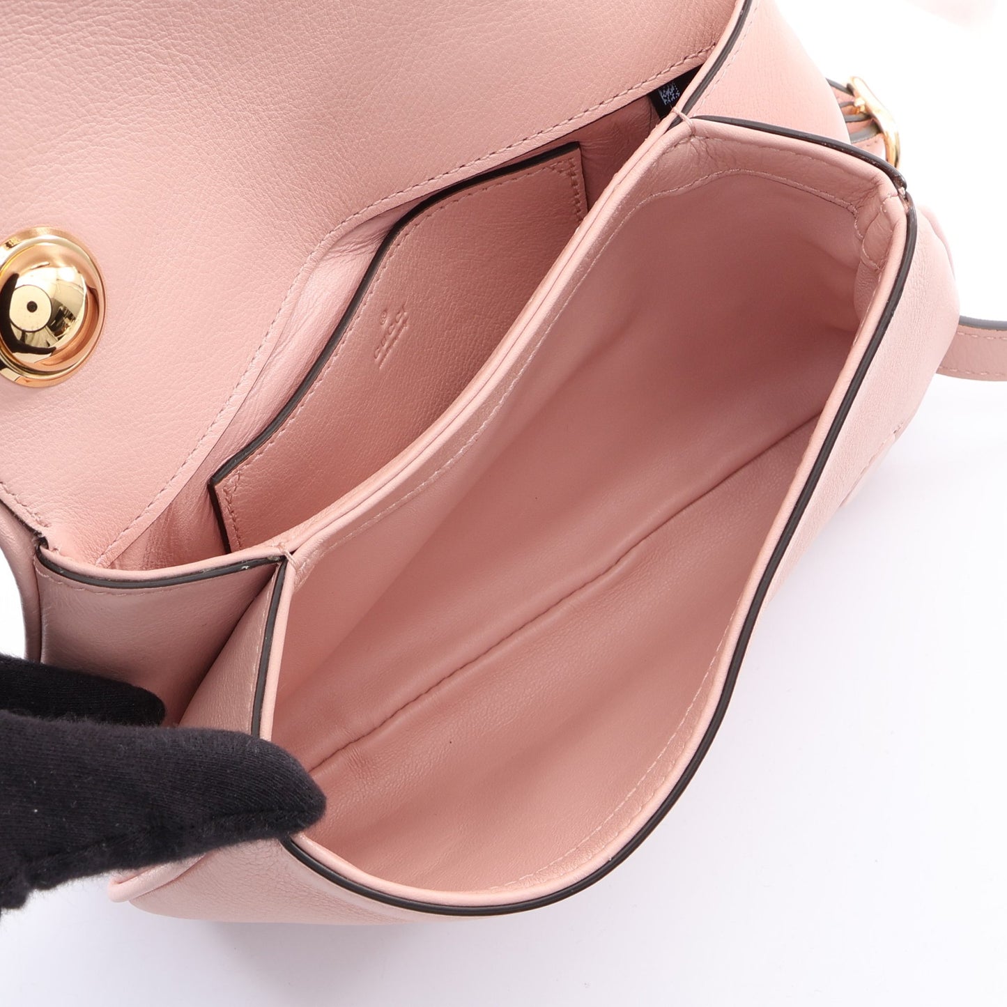 ブロンディ 2WAY ショルダーバッグ レザー ピンク グッチ