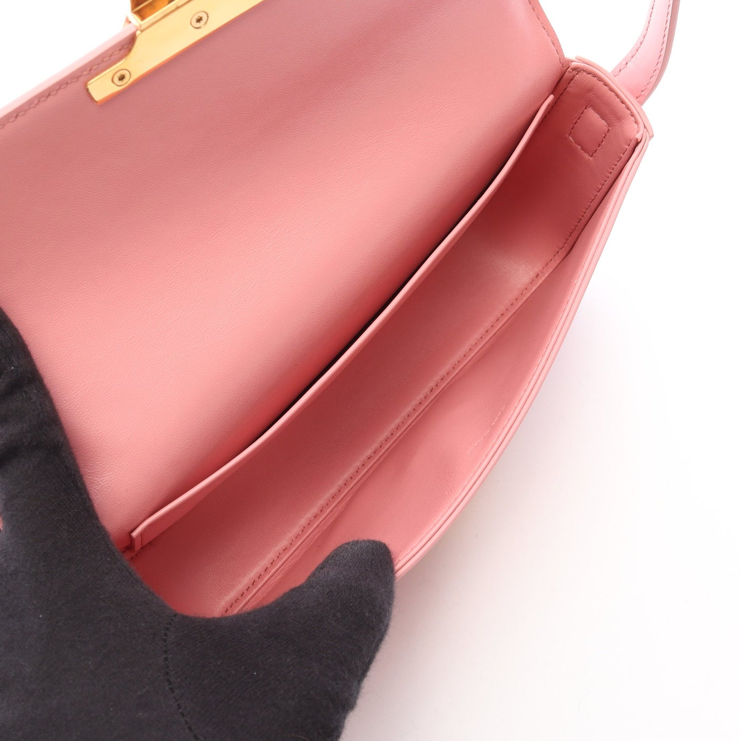 クロード ショルダーバッグ レザー ピンク セリーヌ