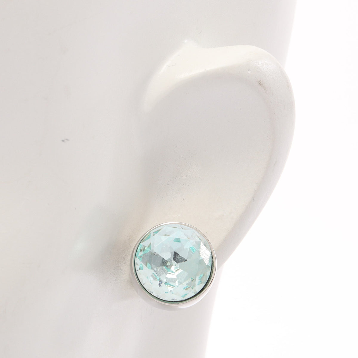 ピアス クリスタル シルバー ターコイズブルー ジルサンダー