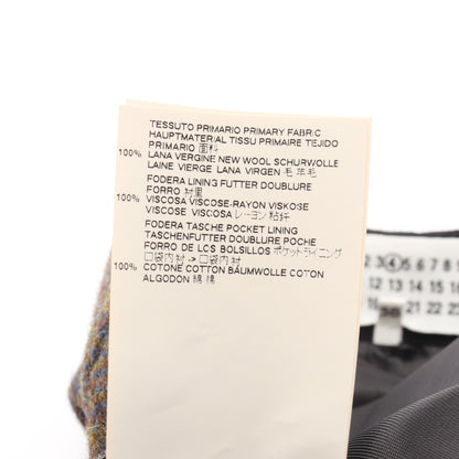 カットオフ スカート ウール ブラウン マルチカラー メゾンマルジェラ4 ボトムス Maison Margiela 4