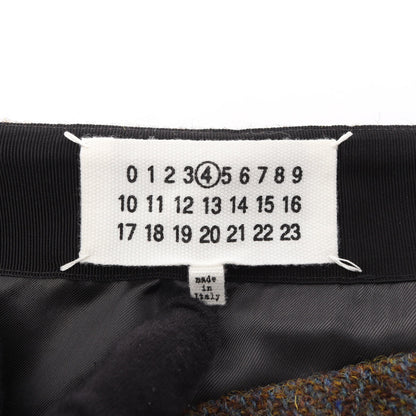 カットオフ スカート ウール ブラウン マルチカラー メゾンマルジェラ4 ボトムス Maison Margiela 4