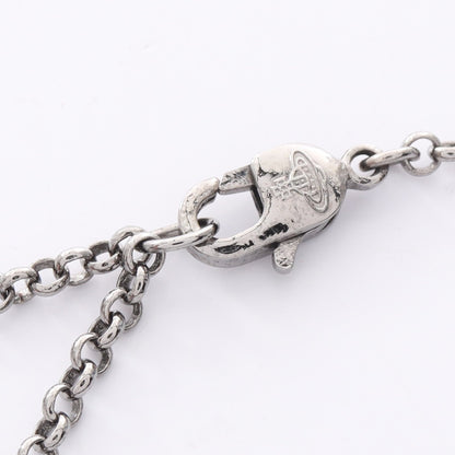 MINI BAS RELIEF ミニバスレリーフ ネックレス ラインストーン シルバー クリア ヴィヴィアンウエストウッド
