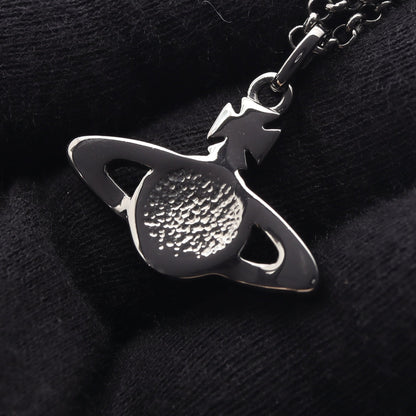 MINI BAS RELIEF ミニバスレリーフ ネックレス ラインストーン シルバー クリア ヴィヴィアンウエストウッド