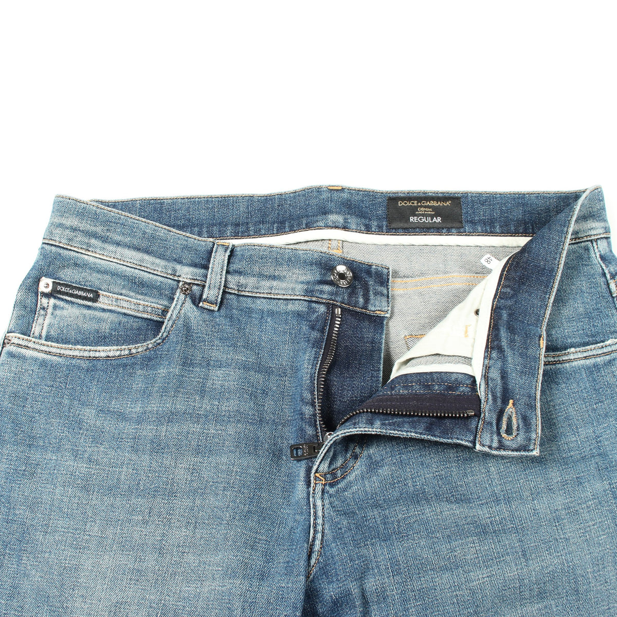 デニムパンツ コットン インディゴブルー ドルチェアンドガッバーナ