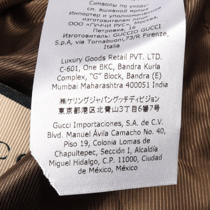 GG柄 ロングコート ラマ ウール カーキグリーン グッチ