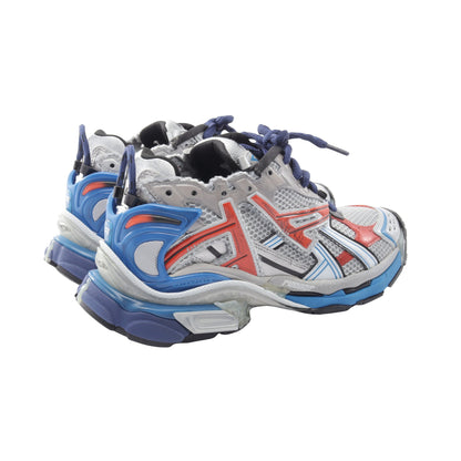 RUNNER ランナー ユーズド加工 スニーカー ファブリック ラバー グレー ブルー バレンシアガ