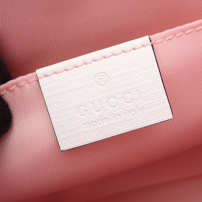 GUCCI × NAON JEONG チルドレンズ GGスプリーム ハンドバッグ トートバッグ PVC レザー ベージュ ホワイト ピンク グッチ