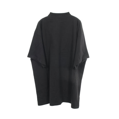 BALENCIAGA × adidas ロゴ刺繍 オーバーサイズ 半袖Tシャツ コットン ブラック バレンシアガ