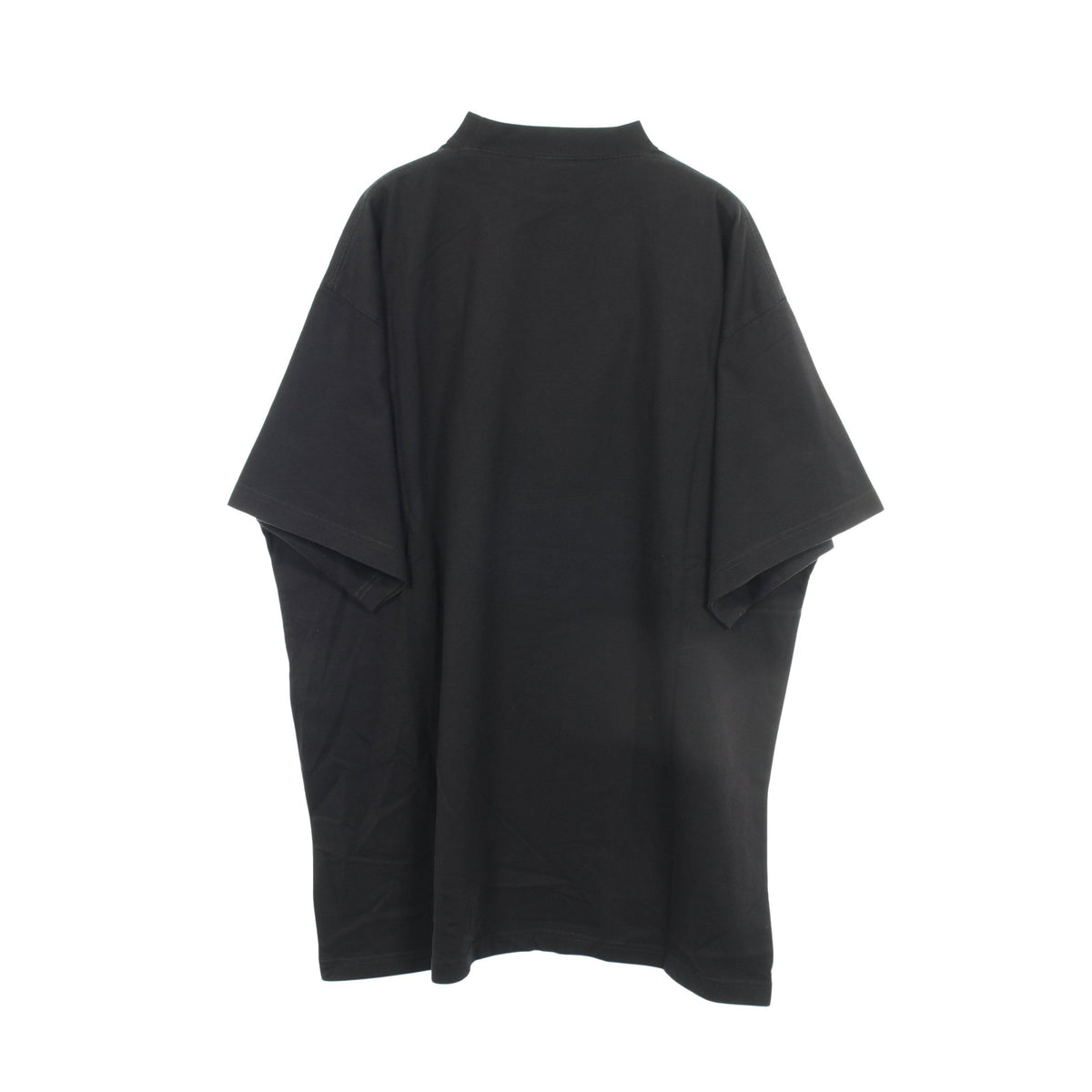BALENCIAGA × adidas ロゴ刺繍 オーバーサイズ 半袖Tシャツ コットン ブラック バレンシアガ