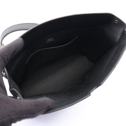 ヴィド ポッシュ ショルダーバッグ トゴ ブラック シルバー金具 G刻印 エルメス バッグ HERMES