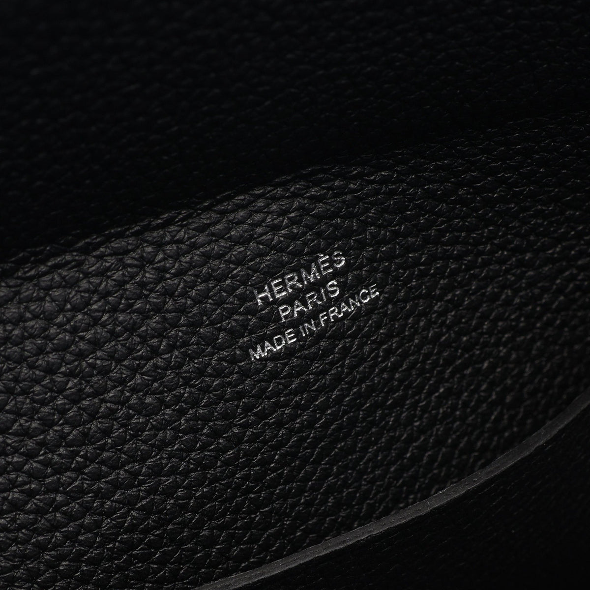 ヴィド ポッシュ ショルダーバッグ トゴ ブラック シルバー金具 G刻印 エルメス バッグ HERMES