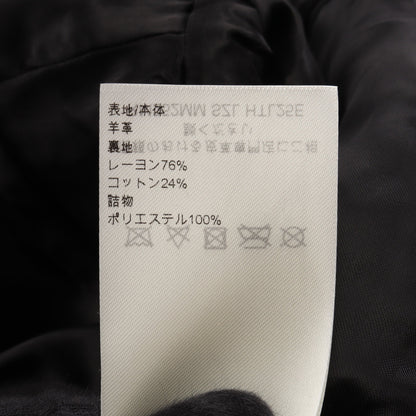 キルティング ブルゾン ジャケット レザー ブラック ルイヴィトン
