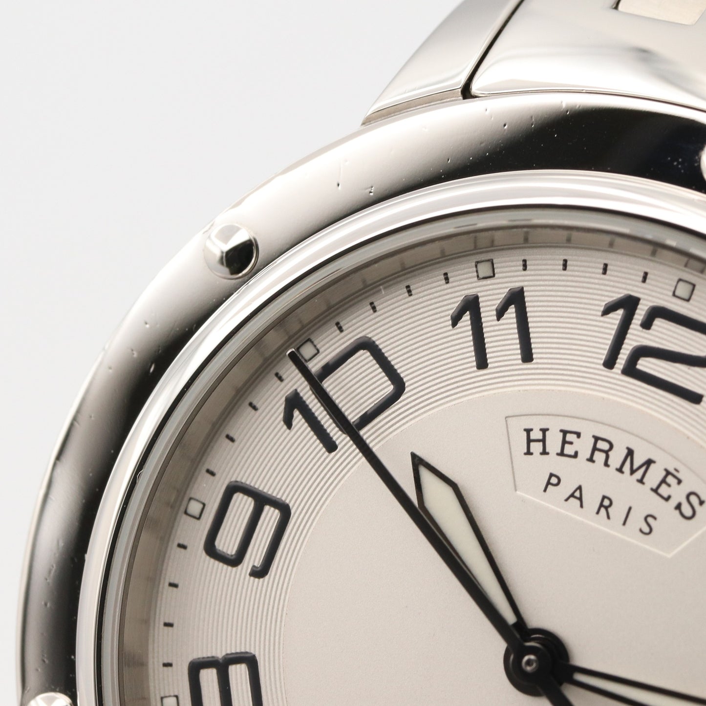 クリッパークラシック メンズ 腕時計 自動巻き ステンレススチール シルバー エルメス 時計 HERMES