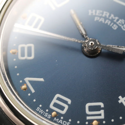 クリッパー レディース 腕時計 クオーツ ステンレススチール ブルー エルメス 時計 HERMES