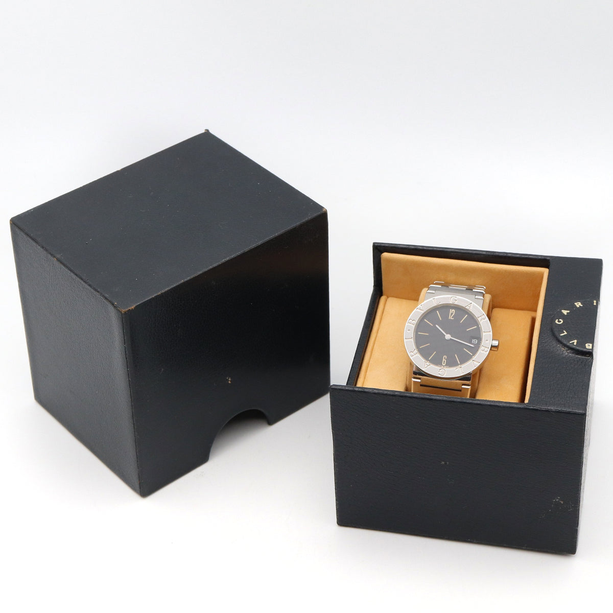 ブルガリ ブルガリ ボーイズ ボーイズ 腕時計 クオーツ ステンレススチール ブラック ブルガリ 時計 BVLGARI