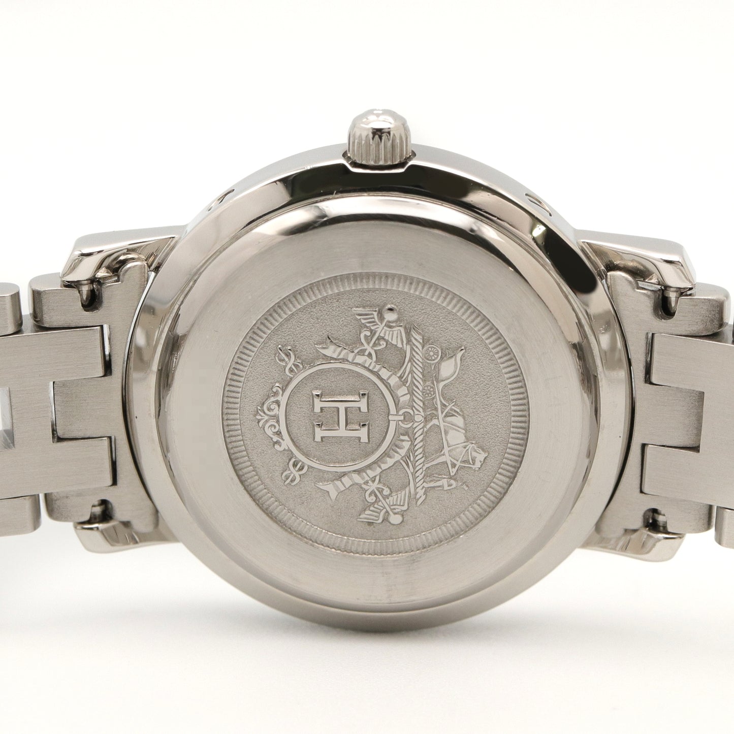 クリッパー レディース 腕時計 クオーツ ステンレススチール ブルー エルメス 時計 HERMES