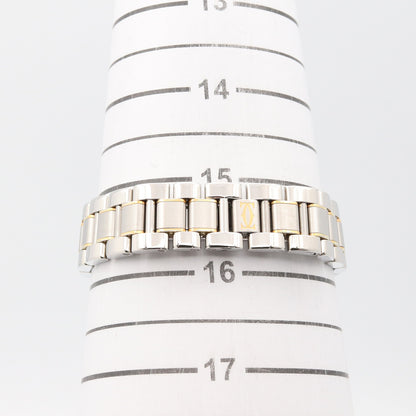 マスト21 SM レディース 腕時計 クオーツ GP（ゴールドメッキ） ステンレススチール シルバー カルティエ 時計 Cartier