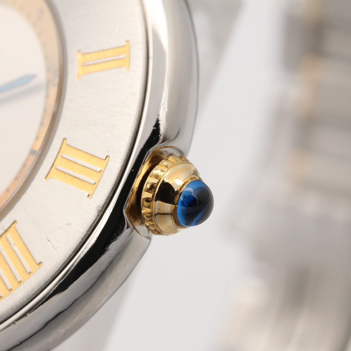 マスト21 LM レディース 腕時計 クオーツ GP（ゴールドメッキ） ステンレススチール シルバー カルティエ 時計 Cartier