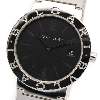 ブルガリ ブルガリ ボーイズ ボーイズ 腕時計 クオーツ ステンレススチール ブラック ブルガリ 時計 BVLGARI