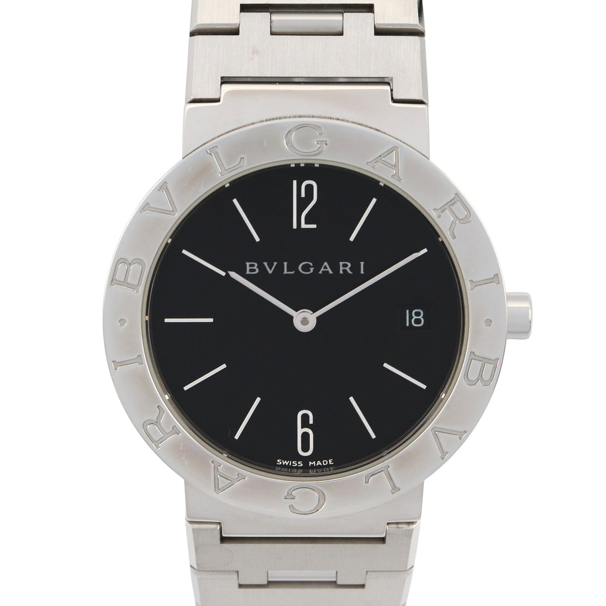 ブルガリ ブルガリ ボーイズ ボーイズ 腕時計 クオーツ ステンレススチール ブラック ブルガリ 時計 BVLGARI