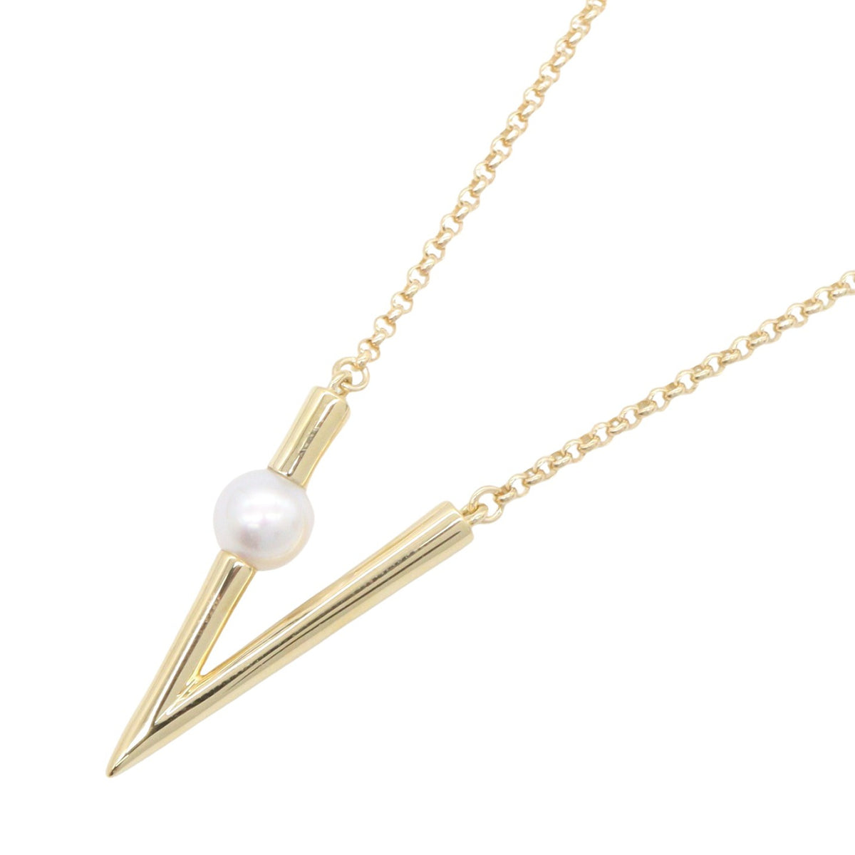 パール ネックレス ネックレス K18YG パール イエローゴールド ホワイト ミキモト アクセサリー MIKIMOTO