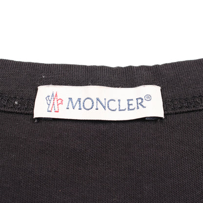 ロゴワッペン 半袖Tシャツ コットン ブラック モンクレール