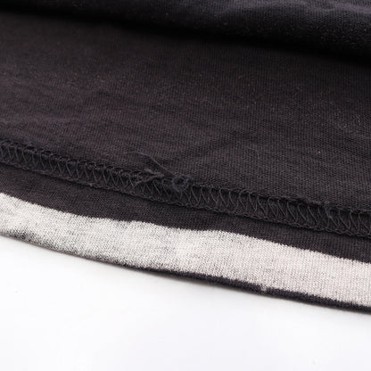 グラフィックロゴ 半袖Tシャツ コットン ブラック ディーゼル